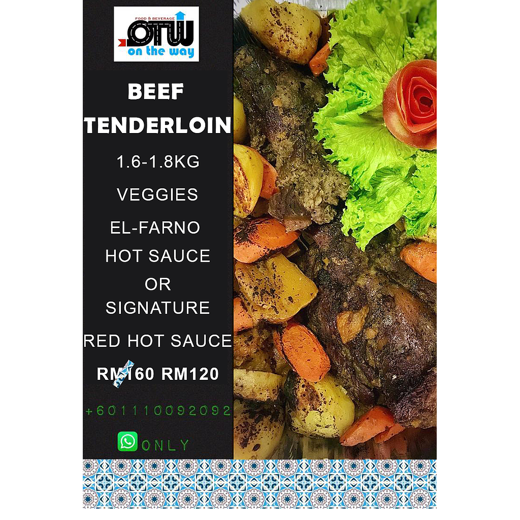 [OTW Catering] Beef Tenderloin -  عرق فلتو